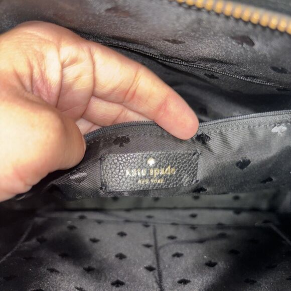 Women’s Kate Spade Monet Large Triple Tote Black Flawed - Picture 7 of 12